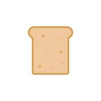 bread isolated on white background vector