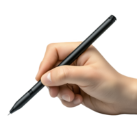 A hand drawing on a digital tablet with a stylus in a creative workspace setting png