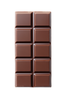 Indulging in a classic chocolate bar with a simple design captured from above png