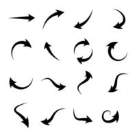 Modern Arrows Set Design Elements vector
