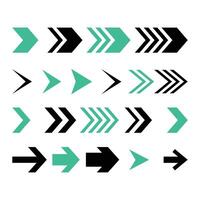 Modern Directional Arrows Set Design Elements vector