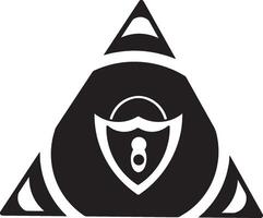 Computer Padlock icon with laptop icon vector
