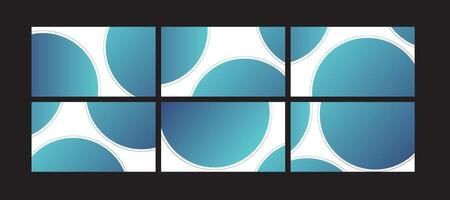 Abstract Circle Elements vector