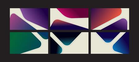 Elegant Gradient Angles vector