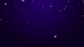 Blue Gradient Background with Snowflakes video