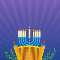 Happy Hanukkah Animated Square Background video