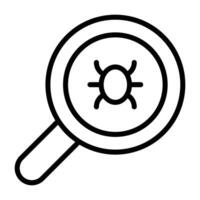 Simple Virus icon. The icon can be used for websites, print templates, presentation templates, illustrations, etc vector