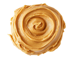 Swirled butter spread elegantly arranged on a smooth surface png