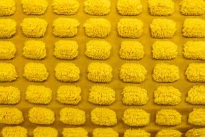 Yellow fabric texture. Yellow color fabric texture and textile background. photo