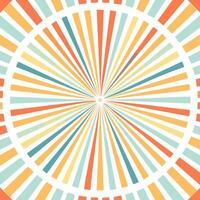 circular pattern that radiates outward vector
