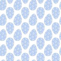 Abstract hand drawn ornament Ester Eggs Seamless Pattern. Easter Greeting background texture concept. Isolated illustration Wrapping, cards, poster, banner, leaflet or web promo, label, booklet vector
