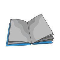 illustration of open book vector