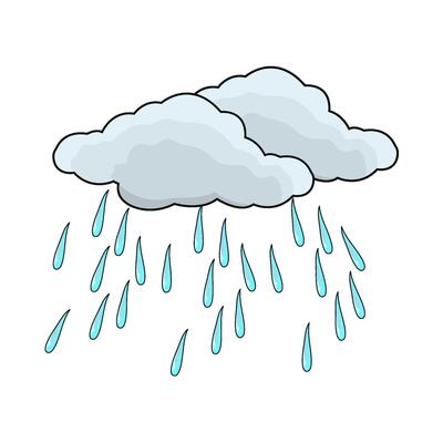 illustration of rain