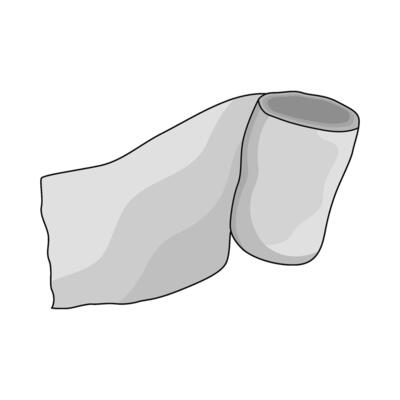 illustration of bandage roll