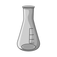 illustration of lab flask vector