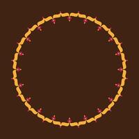Decorative circle frame design 2 that you can use to add your photos, images, promotion, packaging design, social media posts, and many more vector