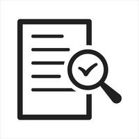 Audit icon. Quality control. Assessment icon vector