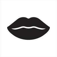 Lips icon. Lip augmentation icon vector