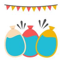 Modern design icon of party balloons vector