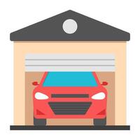 Premium download icon of garage vector