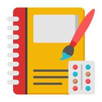 Perfect design icon of drawing book vector