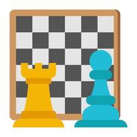 Creative design icon of chessboard vector