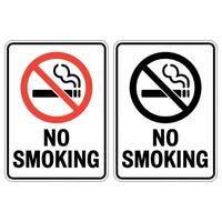 sign no smoking in this area vector