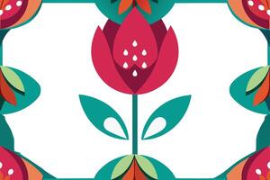 Unyielding Spring Flower Expressions vector