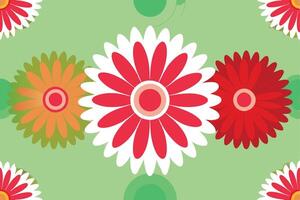 Unabashed Blooming Spring Flowers vector