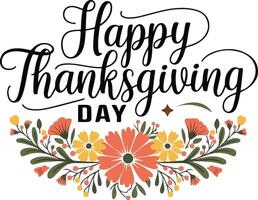 thanksgiving day illustration vector