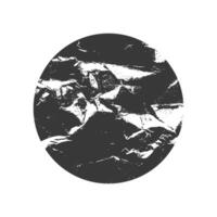 shape Grunge circle Stamp. Distress grain surface dust and rough background concept. Overlay texture with banners, logos, icon, label and badges vector