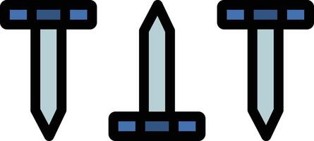 Nails Glyph Icon Design vector