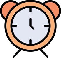 Alarm Clock Glyph Icon Design vector