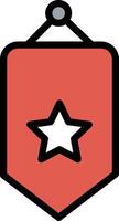 Banner Glyph Icon Design vector