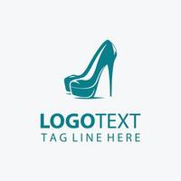 high heeled boot vector