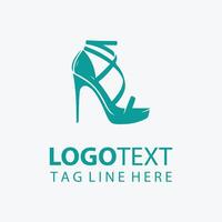 Stylish High Heel Logo vector