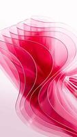 Pink abstract glass background, 3d rendering. video