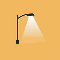 This image is a simple and modern icon representing spotlight . vector