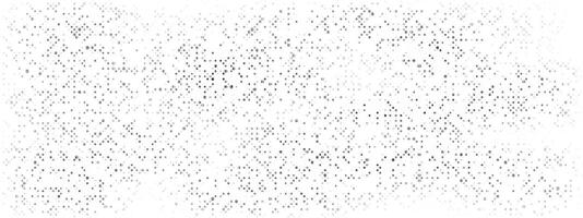 Black Halftone Dotted Texture. Polka Dot Background. Pop Art Wallpaper. Irregular Noise Overlay Backdrop. Irregular Grunge Particle. Illustration vector