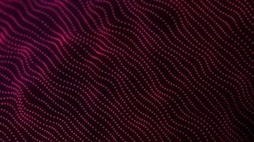 Abstract Background of Pink Dots in Wavy Rows video