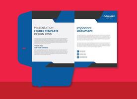 document file folder design for office or company vector