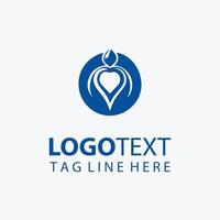 Logo Design with a Sparkling Diamond vector