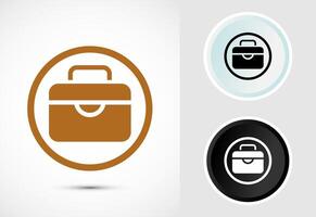 Bag icon for apps and websites vector
