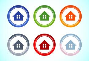 Home icon design illustration, main page icon for mobile and web vector