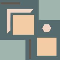 the geometric pattern pastel colors vector