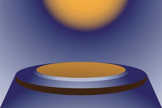 abstract gradient background with podium vector