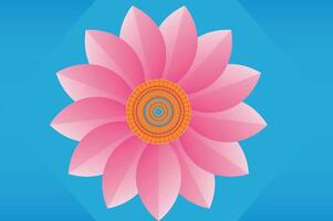 abstract background with illustration flower vector