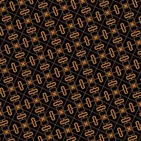 seamless geometric pattern design on black background, abstract repeating pattern design vector