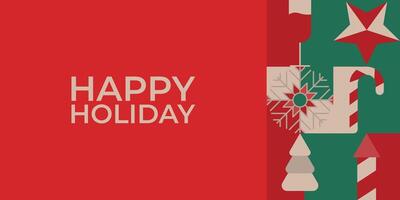 Abstract Christmas and winter background, geometric abstract snowflake background for Christmas, seamless Christmas pattern. vector