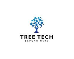 digital tree logo tech tree logo creative tree logo vector